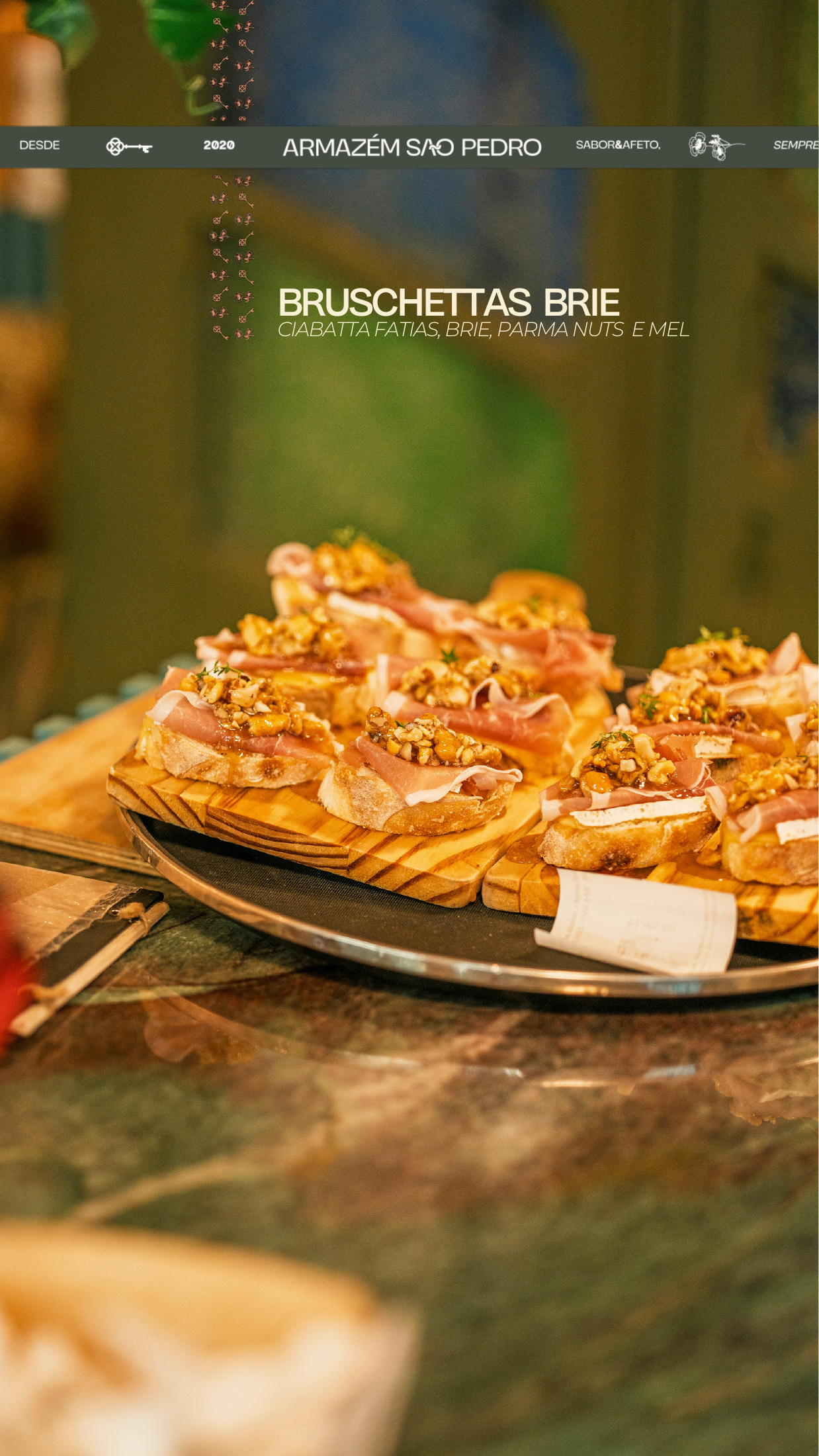 Bruschettas brie